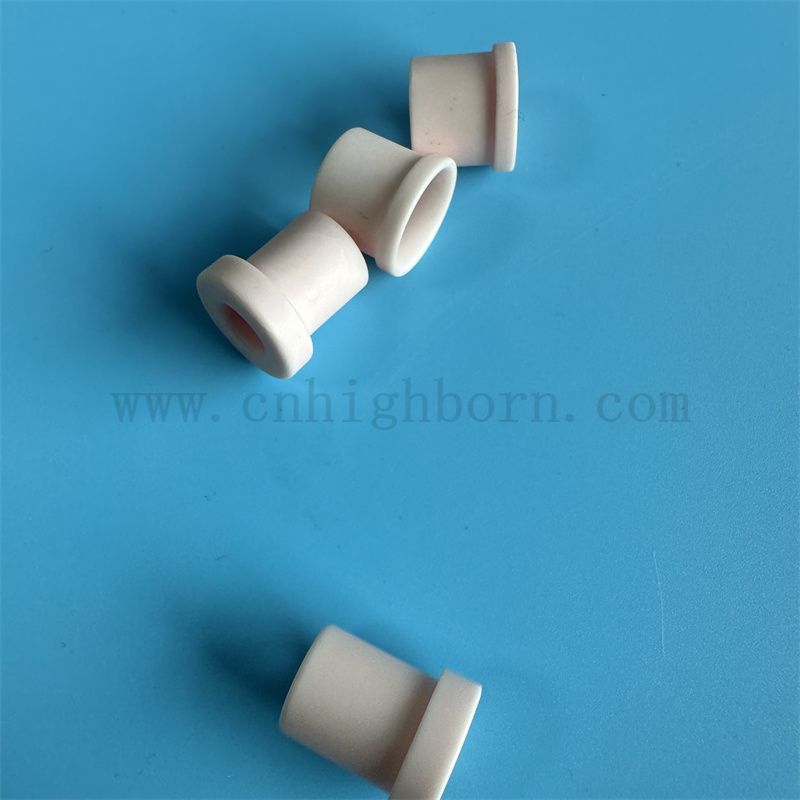 Resistente all'usura al 99,8% AL2O3 MACCHINE TESSILE Guida al filo di allumina ceramica oculare in ceramica