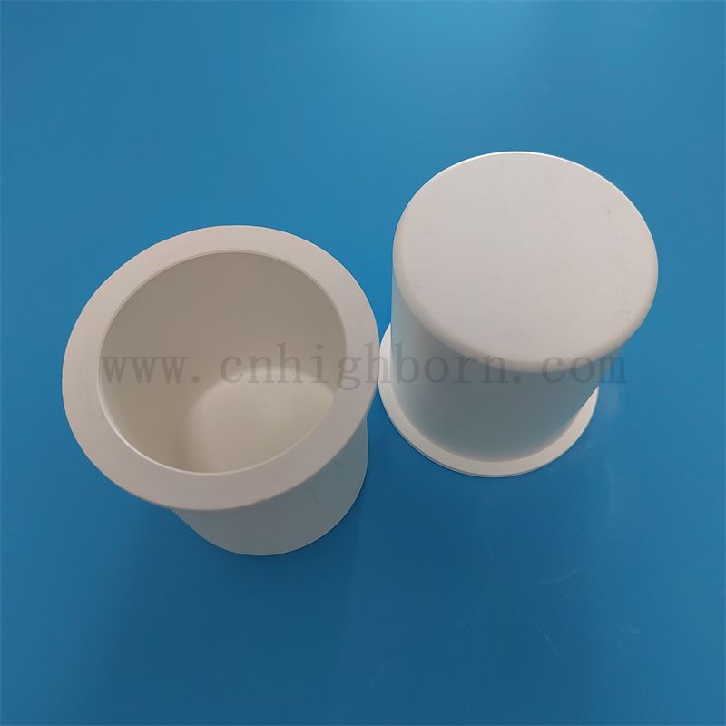 Isolatore Borone Nitruro Crucible ad alta conducibilità termica BN Boat ceramica