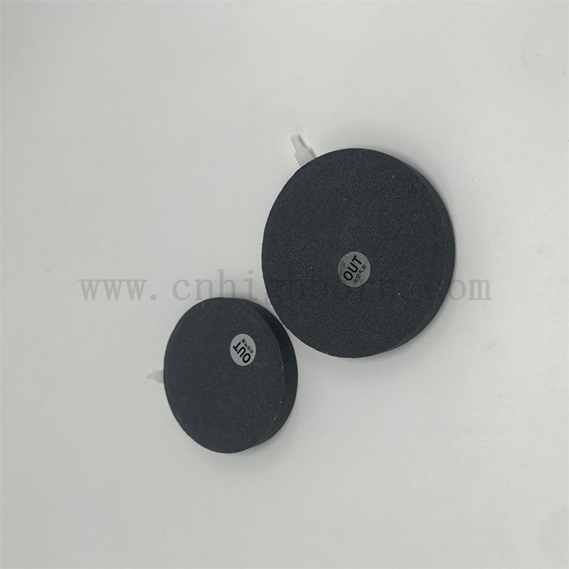 Tank rotondo di pesce Ossigenare la padella esplodere a sabbia aria Stone di bolle dell'acquario