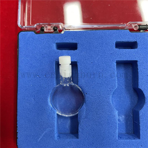 Spettrofotometro ad alta precisione Cuvetta al quarzo Cella in vetro ottico trasparente fluorescente con coperchio