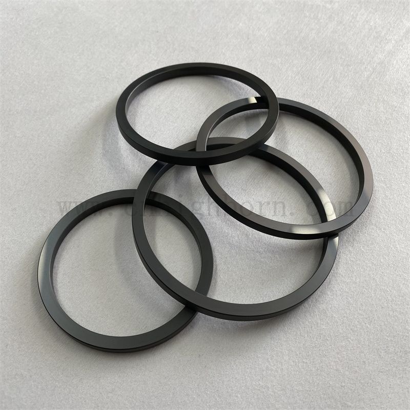  Resistenza all'usura personalizzata Silicon Carburo di sigillatura anello di ceramica Sic