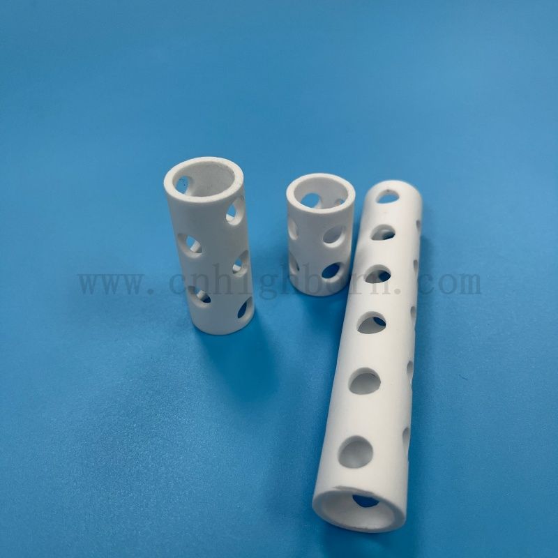 Tubo per radiazioni in ceramica di mullite refrattaria ad alta temperatura
