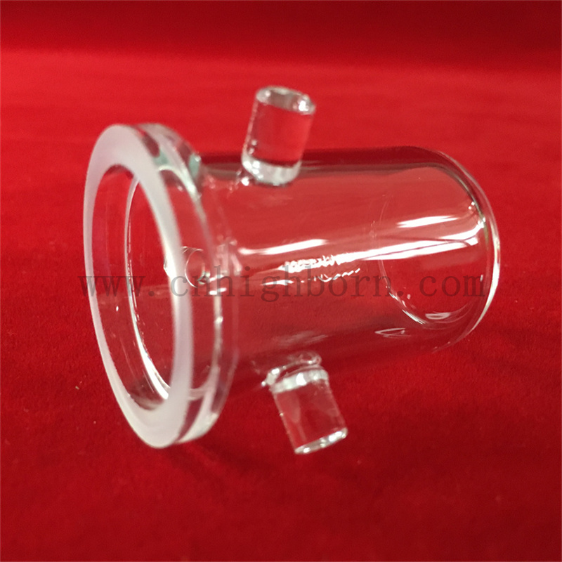 Resistenza al calore Ricerca di laboratorio personalizzato Research Clear Quartz Glass Crucible