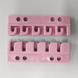 Disponibile Al2O3 Parti tessili Guida in filo ceramico di allumina Pettine multi-dente 