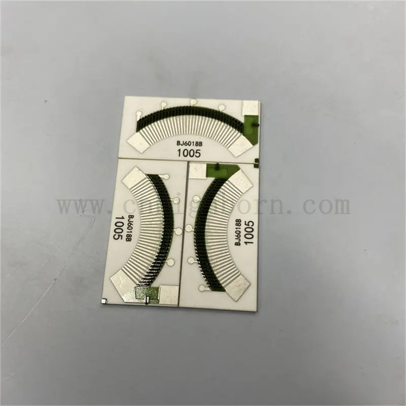 Sensori di livello del carburante per auto ad alta precisione Sensori di alumina Substrato in ceramica Resistore di pellicola spessa