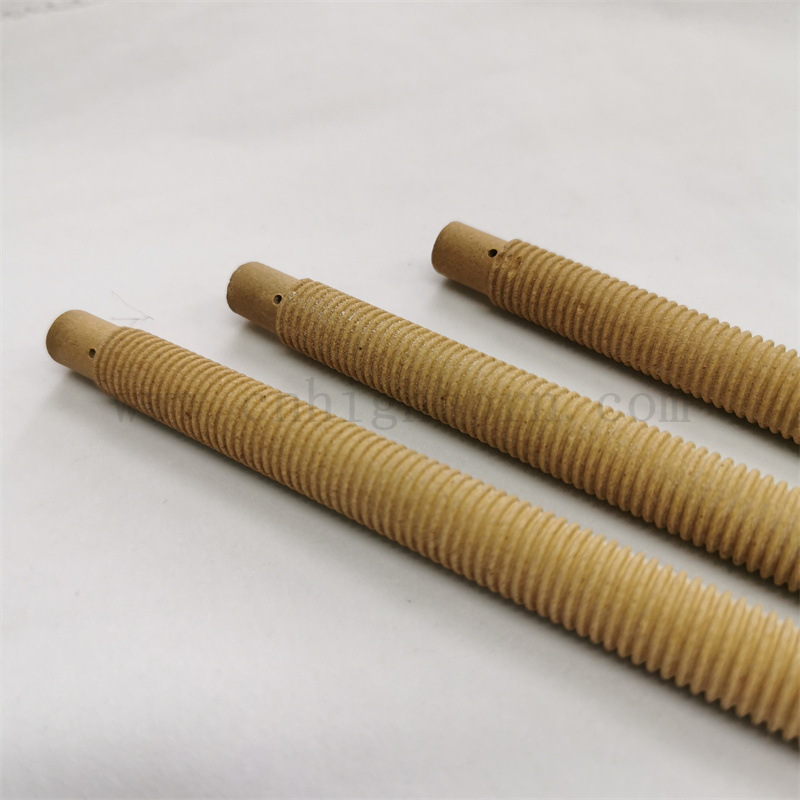 Buona tubo di riscaldamento in ceramica con coorderite di resistenza alle scosse termiche