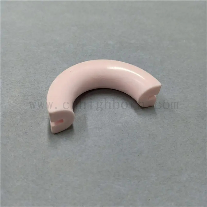 In stock lucido AL2O3 Allumina Ceramica Open Open Styles Guide in filo di filo tessile 