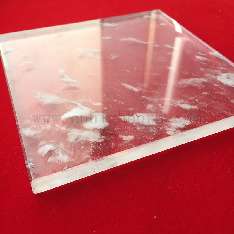 Grande resistenza ad alta temperatura a temperatura fusa teratura silice per forno barbecue piastra in quarzo