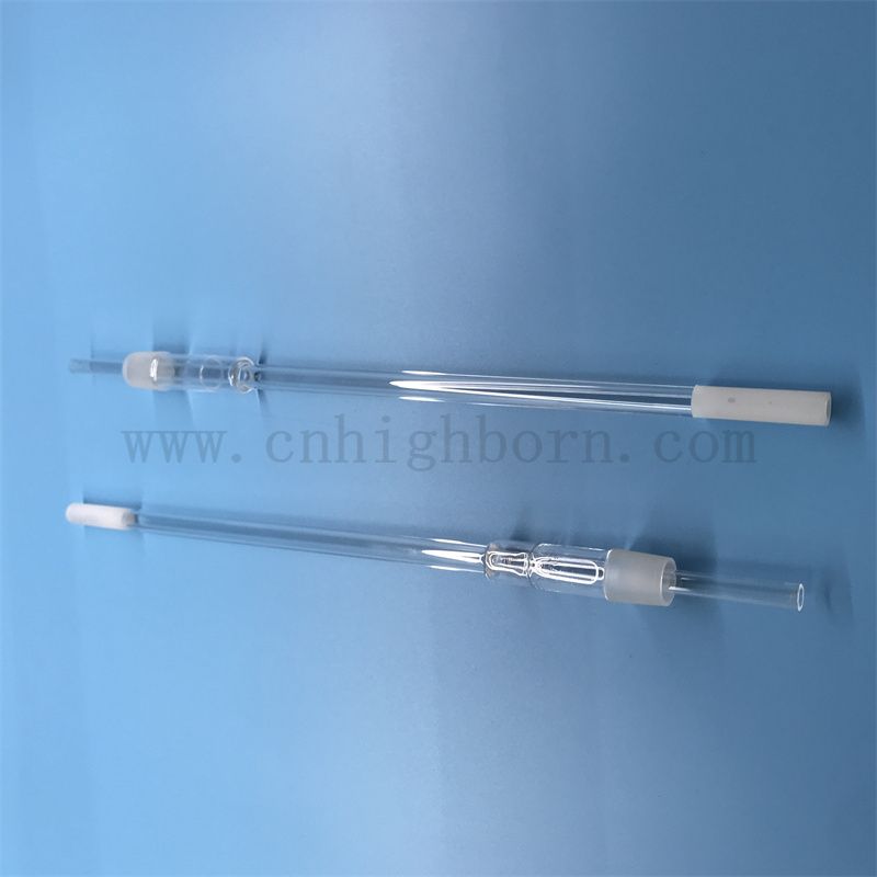 Forma a forma personalizzata resistente al calore resistente alla silice in vetro di silice tubo di quarzo