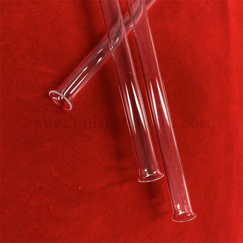 Dimensioni personalizzate e forma resistente al calore Cleor fuso in fuso in gambo in silice tubo 