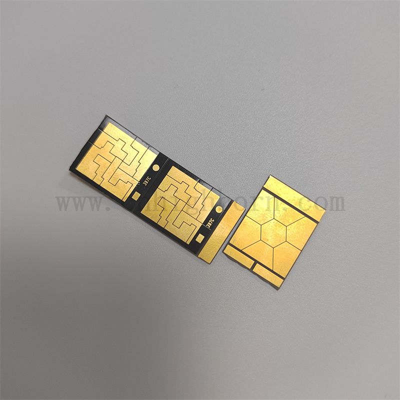 MO MN personalizzato Alumina AL2O3 DBC DPC AMB METALLIZZATO CERAMICO PER COMPONENTO ELETTRONICO