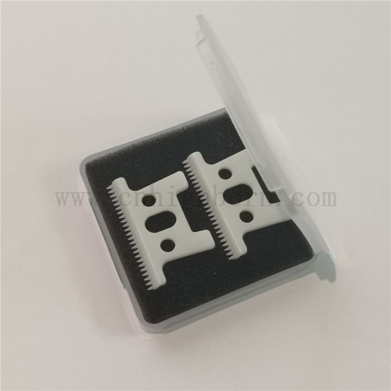 White Zirconia Ceramic Trimmer Blade Wear Resistance Pet Grooming Ceramic Blade