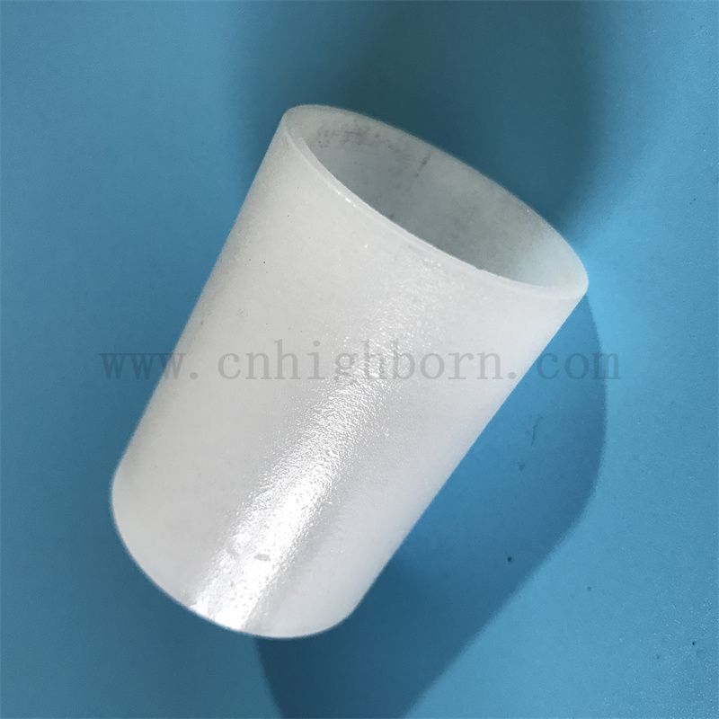 Dimensione personalizzata Resistente al calore Resistenza al calore Silica fusa tubo in quarzo in silice 