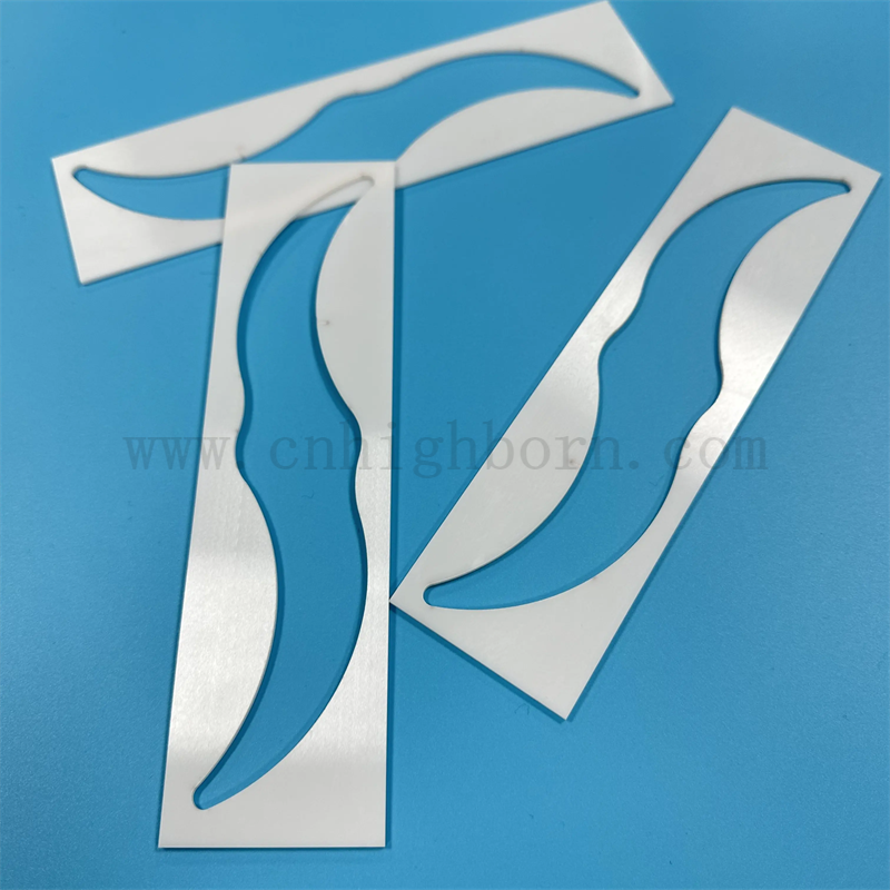 Resistenza all'usura ad alta precisione personalizzata Zro2 Piatto di zirconia da taglio laser