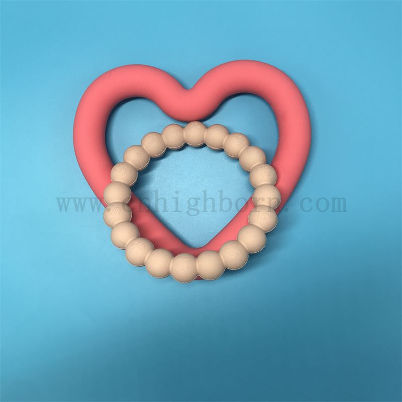 Denti da pet in gomma in silicone che macina il cibo per alimenti resistenti all'anello di gomma silicone mordace