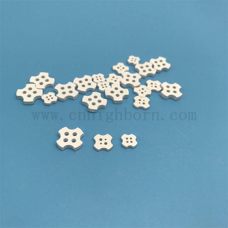 Purità ad alta purezza personalizzata al 99% parti ceramiche di ossido di magesia componenti in ceramica mgo