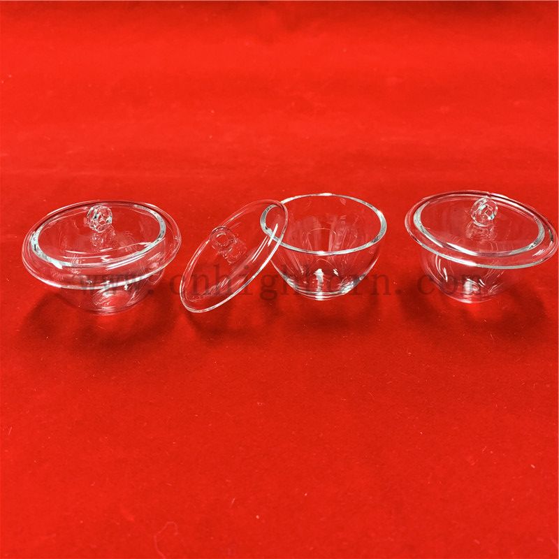 crogiolo di vetro trasparente 