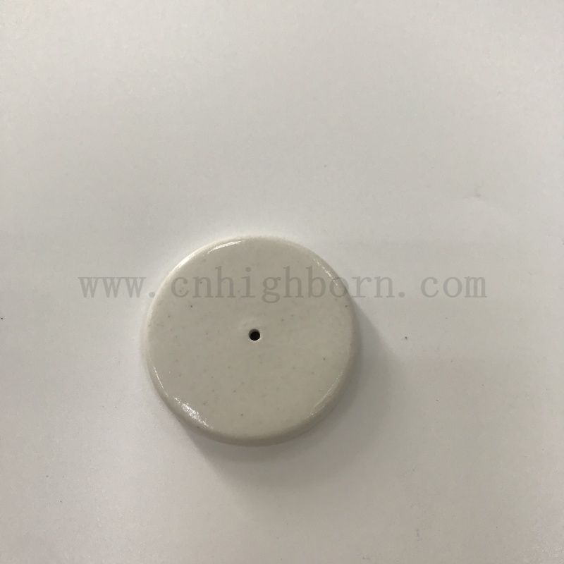 Coperchio di porcellana da laboratorio per lo scioglimento del crogiolo buon copertura in ceramica con un buco