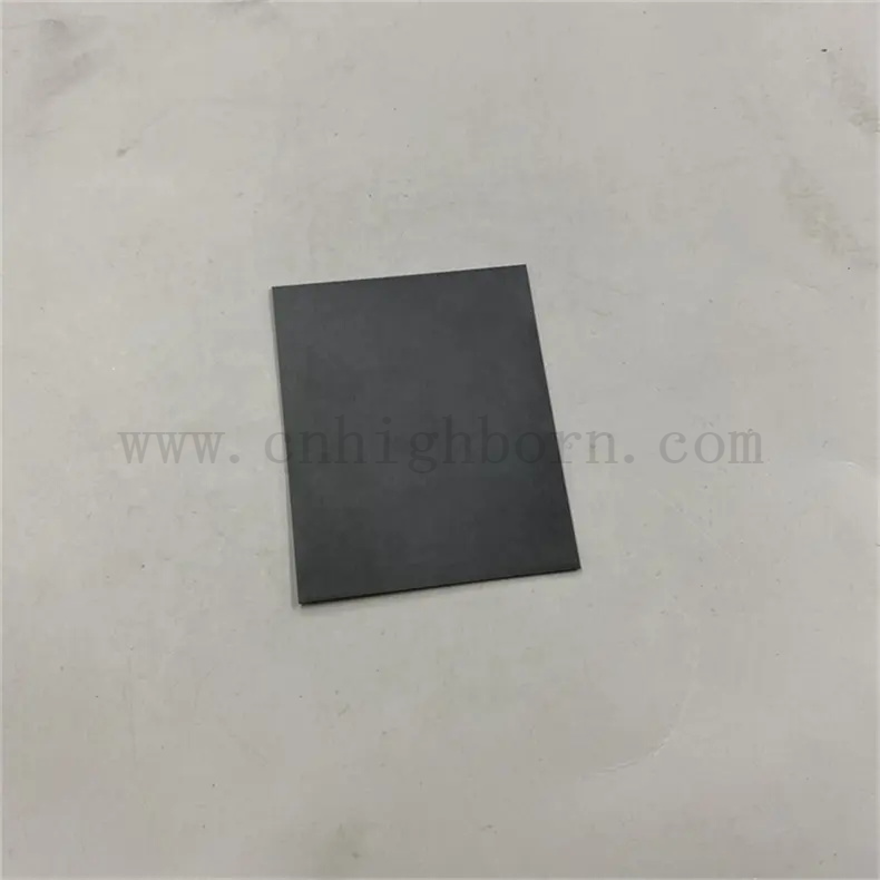 Piastra ceramica in carburo di silicio da 0,5 mm substrato in ceramica