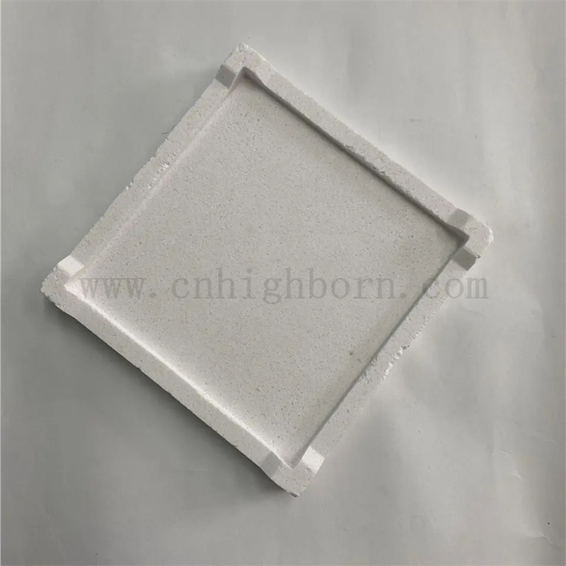 Piastra in ceramica setter di sparo ad alta allumina personalizzata per fornace