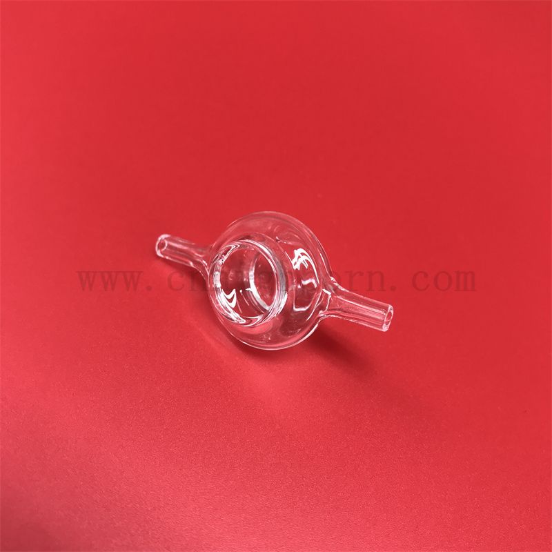 Resistenza al calore Cuvetta trasparente a flusso di micro flusso chiaro cuvetta in quarzo