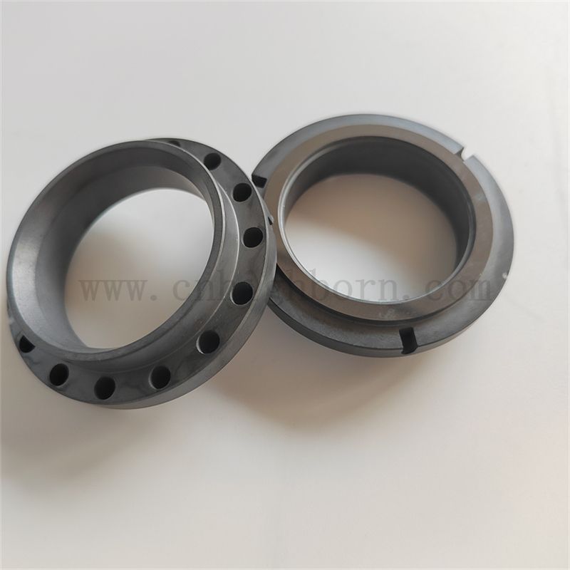 Anello di guarnizione meccanica in carburo di silicio SSIC resistente al silicio SSIC