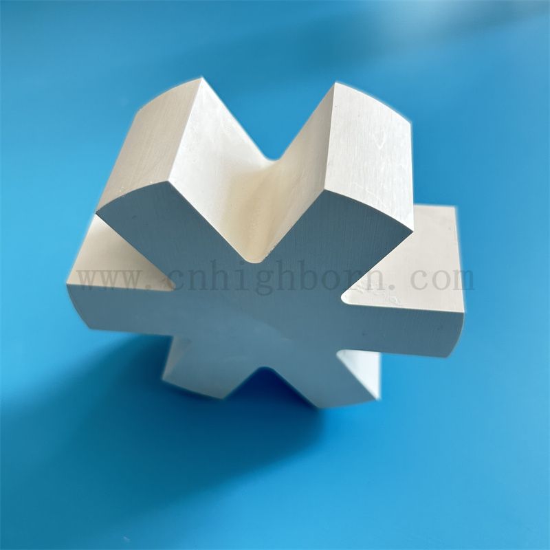 Nitruro di boro esagonale parti in ceramica 99% purezza Hbn bn Blocco strutturale in ceramica
