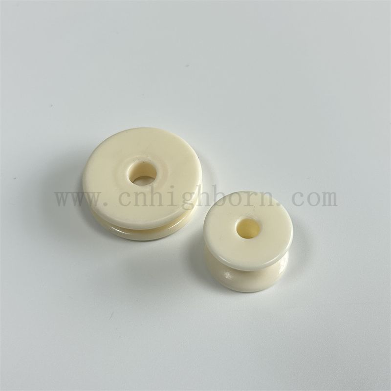 Allumina resistente all'uscita testruggenza tessile ceramica al2o3 filo in ceramica filo filo rullo di rotazione della macchina per macchinari