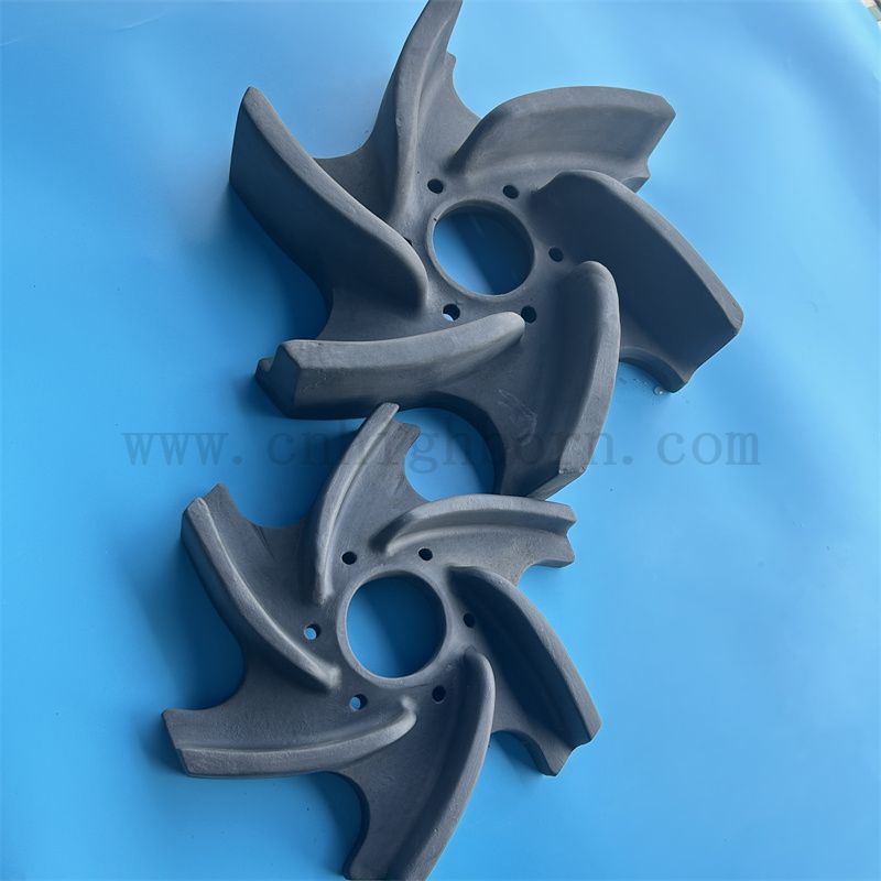 Reazione in carburo di silicio isolante Sinterita Sinterita di usura Sic Blocco irregolare