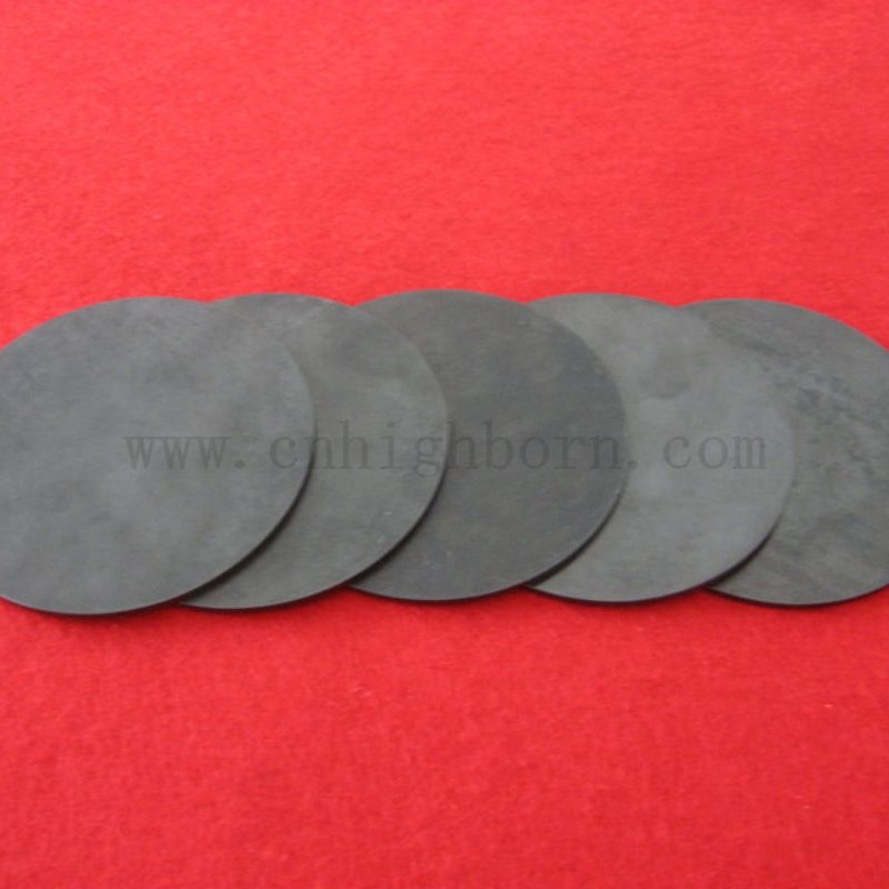 Foglio ceramico personalizzato in zirconio con disco Zro2 nero stabilizzato con ittrio ad alta durezza