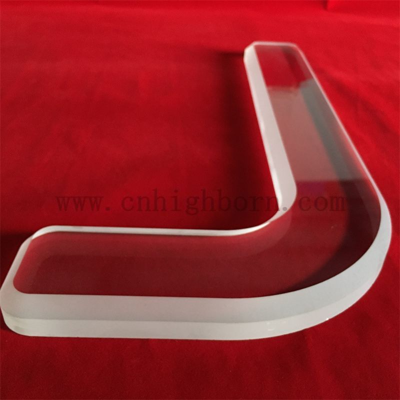 Piatto in vetro trasparente