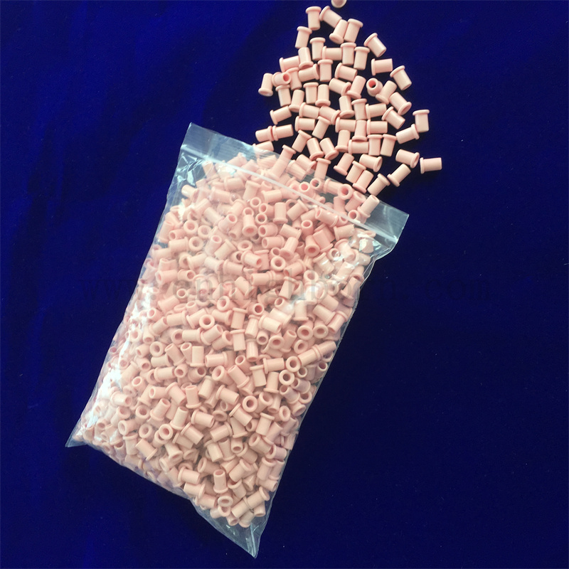 Resistenza all'usura al 95% di grigio in ceramica di allumina parti tessili in ceramica per macchinari