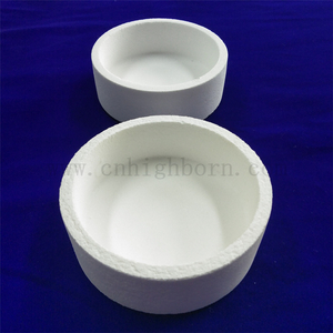 Crogiolo ceramico di sinterizzazione del forno refrattario di mullite di corindone refrattario personalizzato