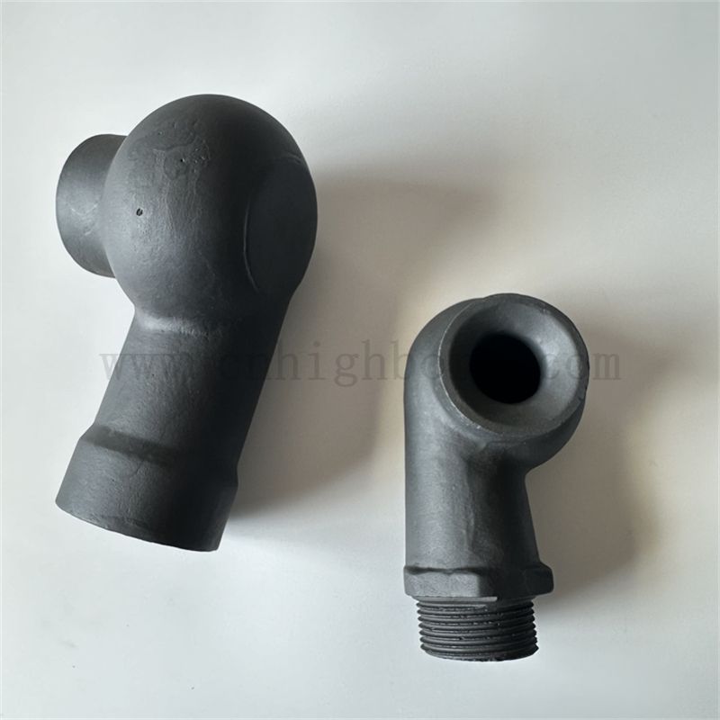 Produttore in carburo in carburo ceramico ceramico rbsico ugelli a singola direzione/reazione in carburo di silicio ceramica desolfurize