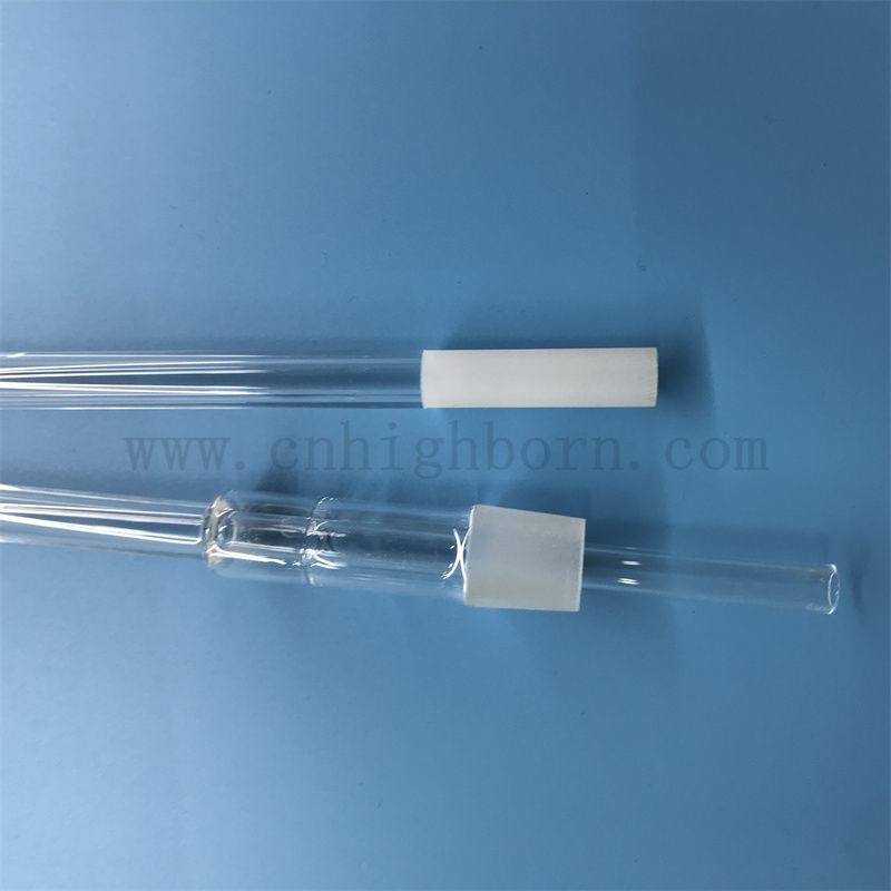 Forma a forma personalizzata resistente al calore resistente alla silice in vetro di silice tubo di quarzo