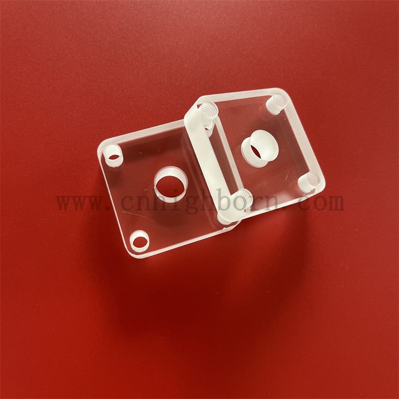 Piastra al quarzo con taglio ad angolo