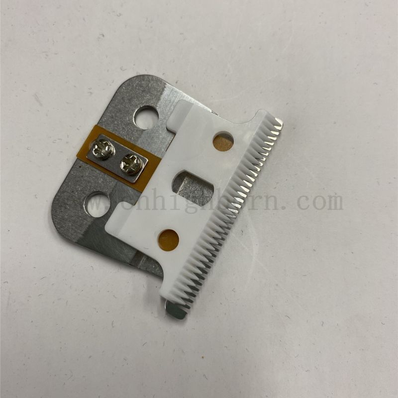 Zirconia Ceramic Detachable Animal Hair Trimmer Blade with Metal Barber Clipper Blades of Replacement