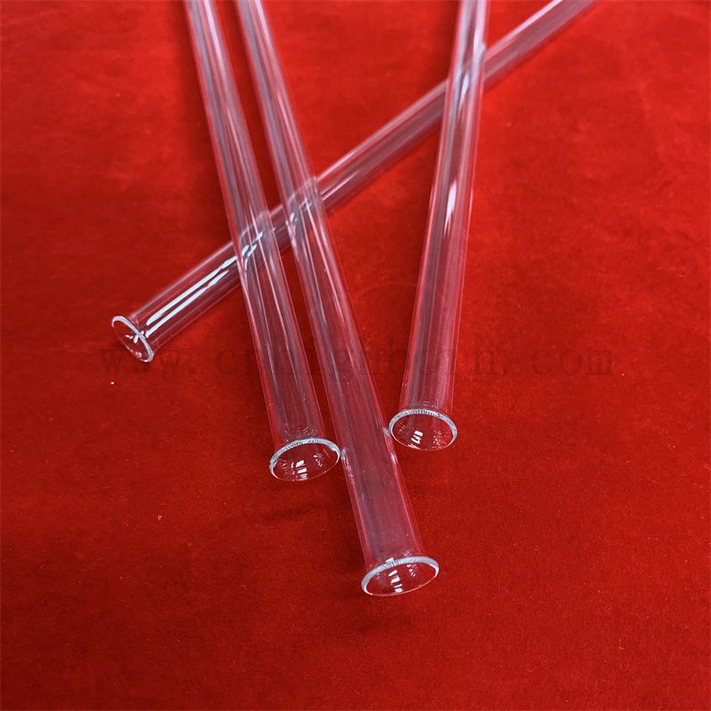 Dimensioni personalizzate e forma resistente al calore Cleor fuso in fuso in gambo in silice tubo 