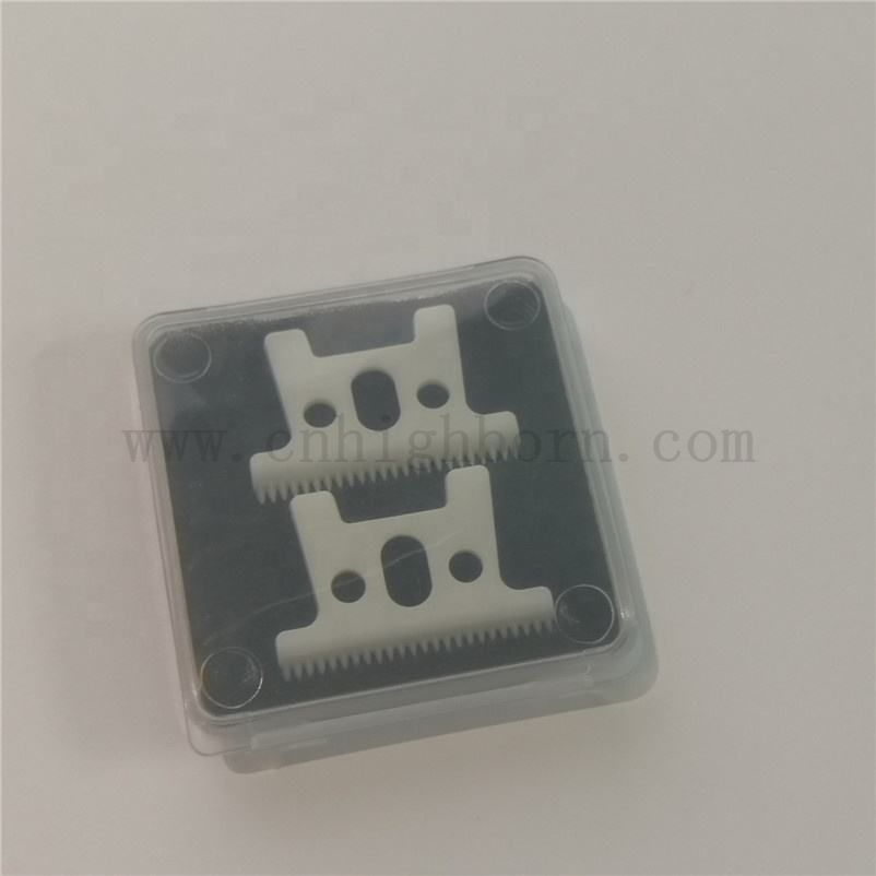 White Zirconia Ceramic Trimmer Blade Wear Resistance Pet Grooming Ceramic Blade