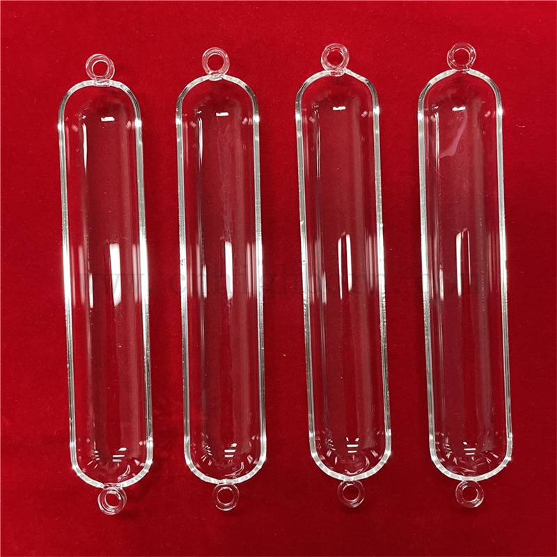  Resistenza al calore Resistenza alla laboratorio Clear Quartz Strumento in quarzo Boat 