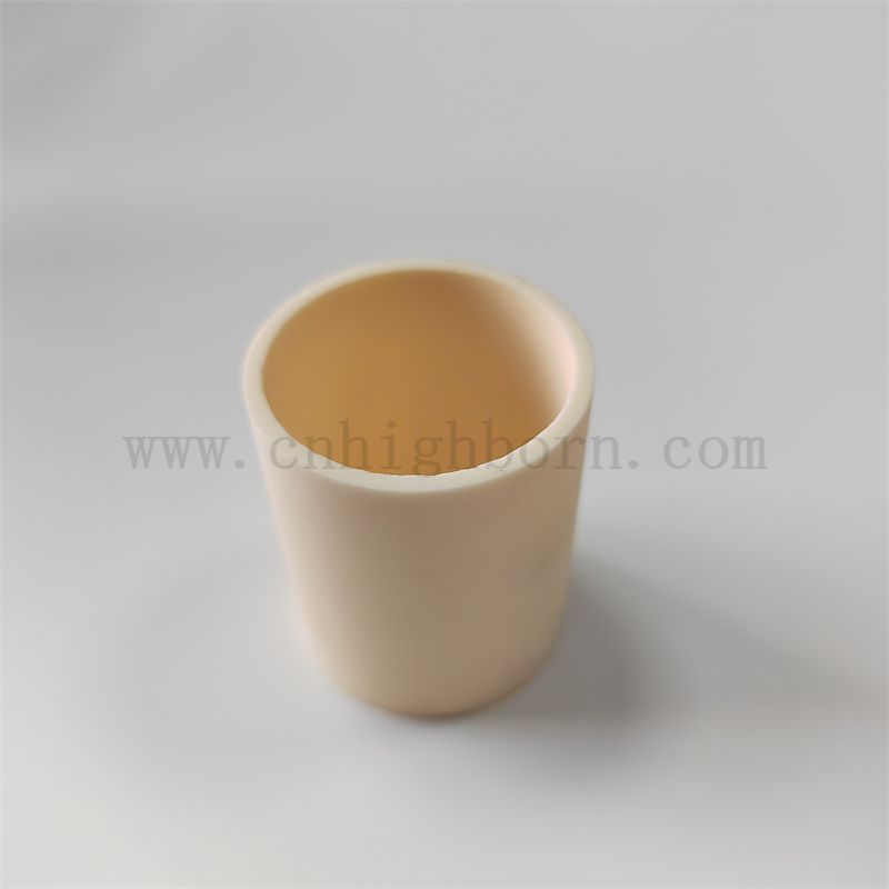  Alta temperatura 1700-1750 gradi Elaborazione 99% di allumina ceramica ceramica crogiolo Cilindrico Crudicio Crupible