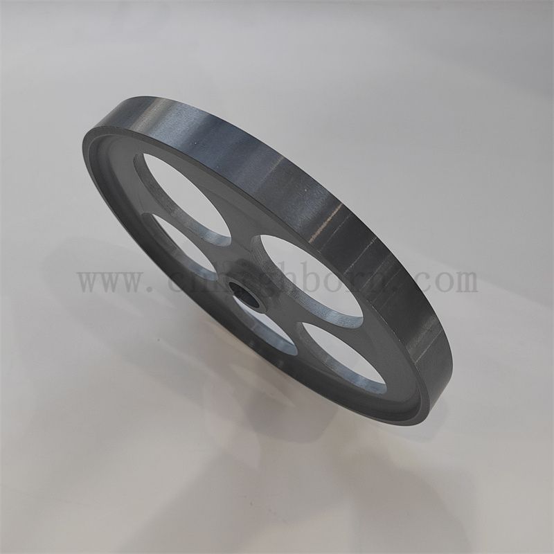 Disco di ceramica di scudo di calore a nitruro di silicio SI3N4 Parti in ceramica per fornace di idrogenazione