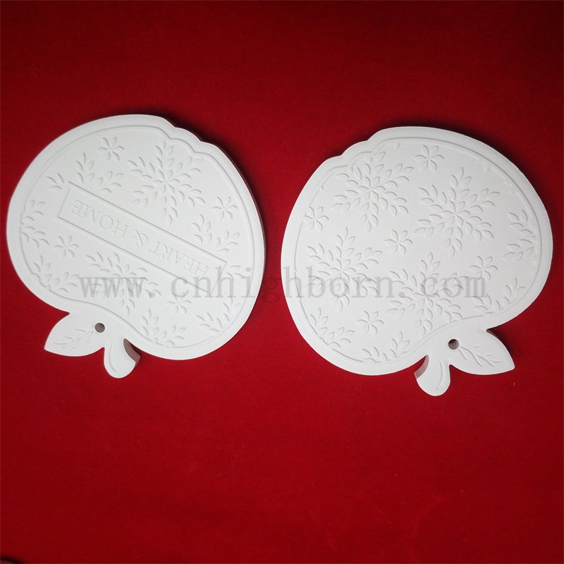 Piastra di diffusore senza fiammetto Logo personalizzato Giardaroba Olio essenziale Aroma Fragranza ceramica