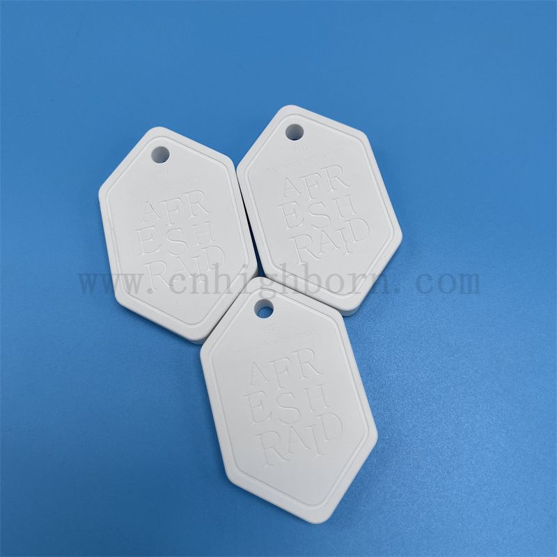Logo personalizzato Hangoble Gypsum Aromatherapy Tablets Ceramic Plate per l'ampliamento della fragranza 