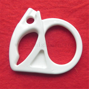 Guida per occhielli in ceramica personalizzata con zirconio per parti di macchine tessili