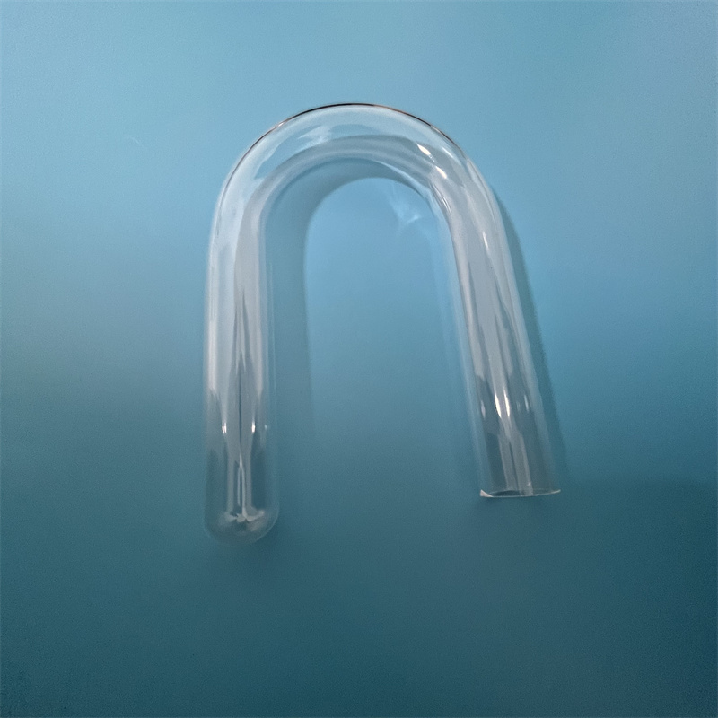 Resistenza al calore a forma a forma di vetro in silice personalizzato trasparente trasparente