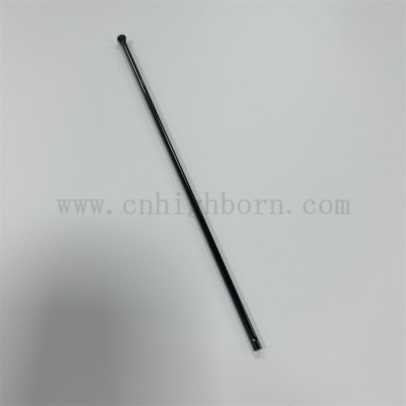 Barra ceramica di ossido di zirconio nero /biella ad alta durezza Resistente alla corrosione OEM