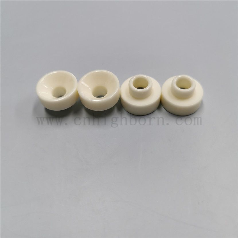 Usura Resistente al 99,5% Machination AL2O3 Structural Part Allumina Ceramic Byelet