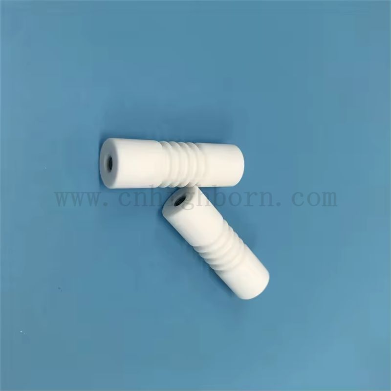 Barra filo in vetro macchina macor macor personalizzato con inserti SS