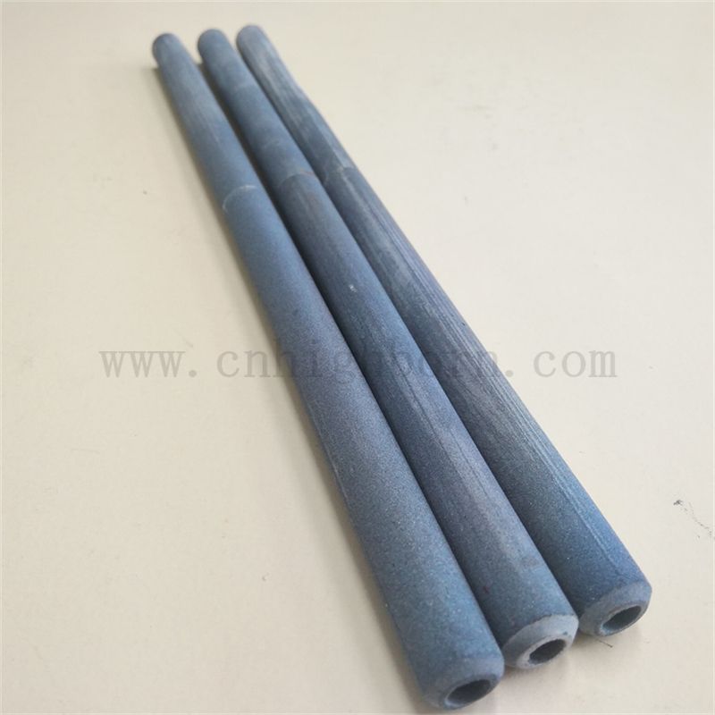 Tubo in carburo di silicio isolante Sinterizzazione di reazione personalizzata SIC Ceramica